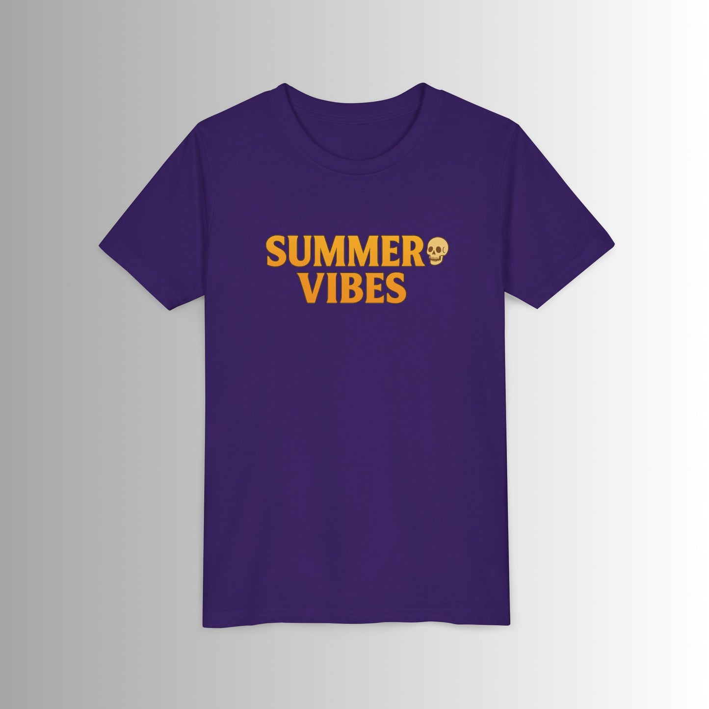 Summer Vibes Large Print Youth Tee