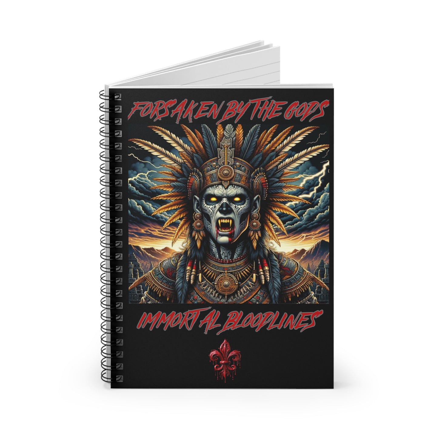Aztec Spiral Notebook - Ruled Line
