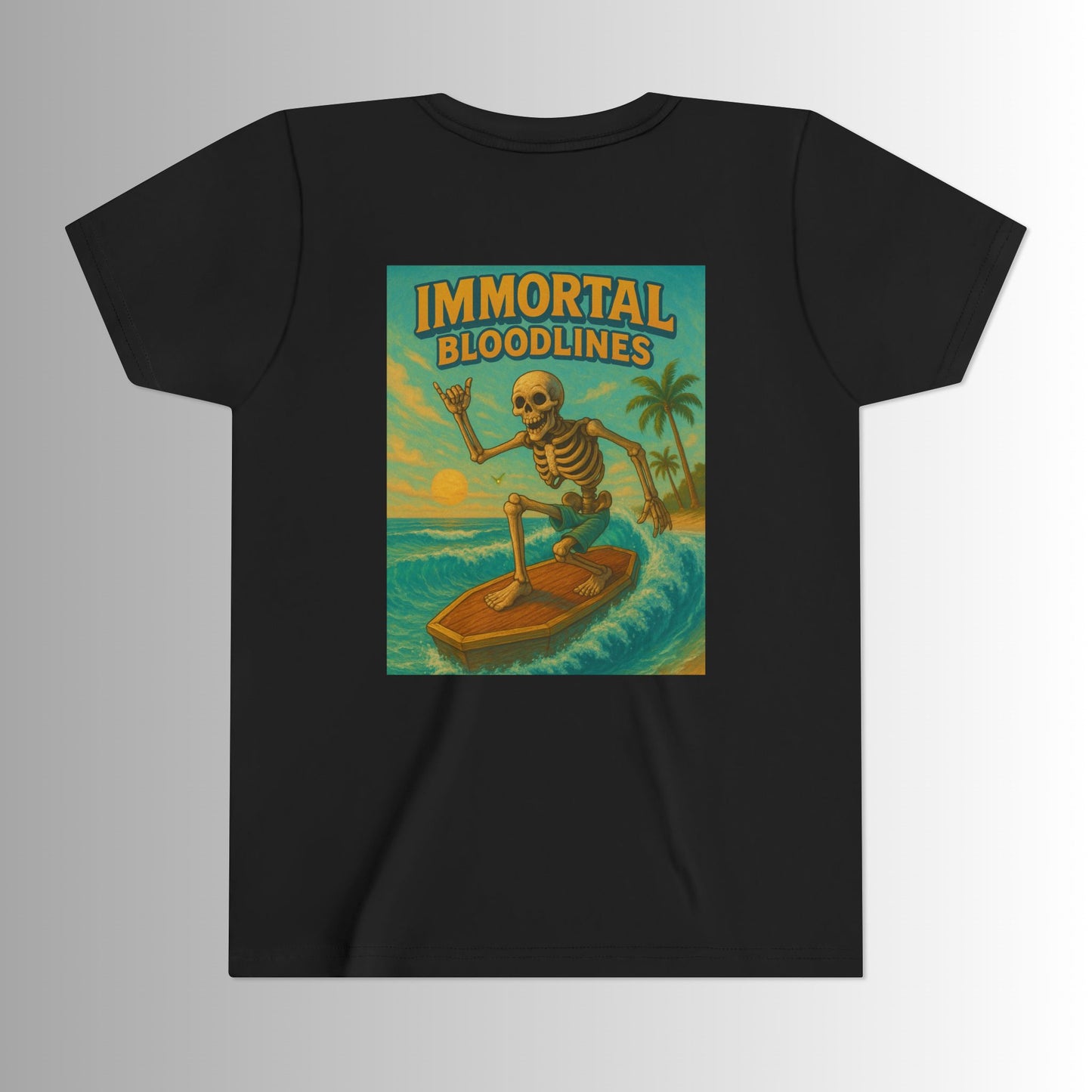 Surf Forever Large Print Youth Tee