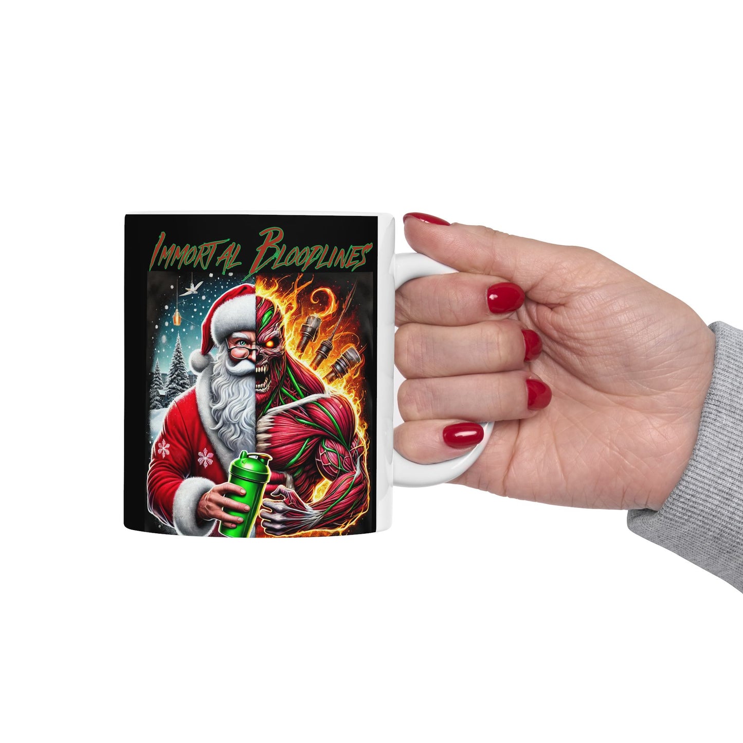 Immortal Bloodlines Jekyll and Hyde Gym Collection Santa Mug Special Edition - Mug - 11oz