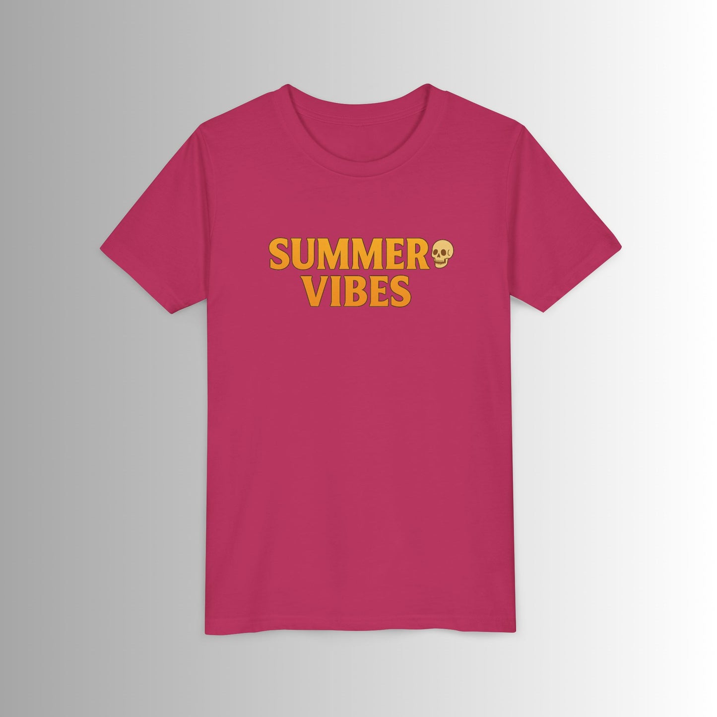 Summer Vibes Large Print Youth Tee