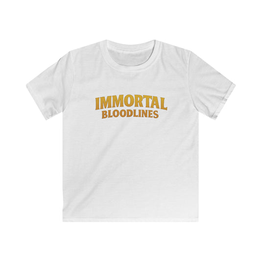 Kids Tee — "Immortal Bloodlines" DJ Skeleton Graphic T-Shirt