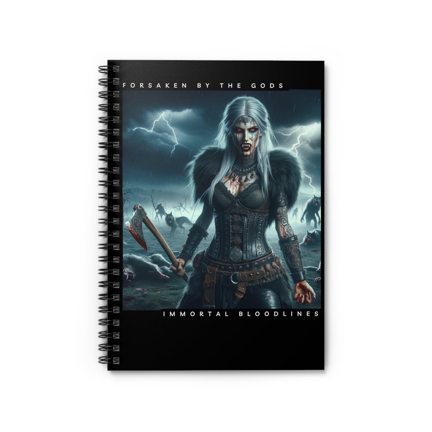 Shield Maiden Spiral Notebook - Ruled Line