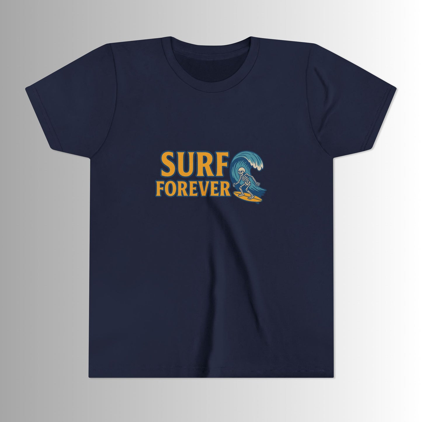 Surf Forever Large Print Youth Tee