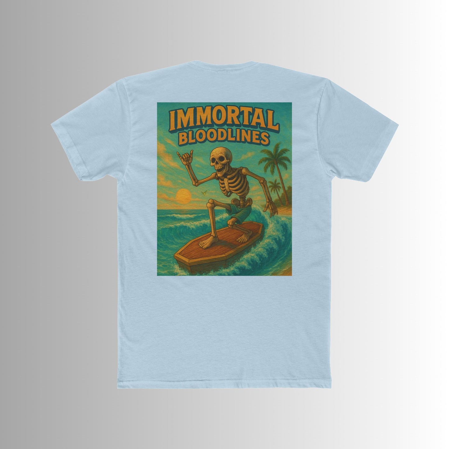 Surf Forever Skeleton Summer Tee