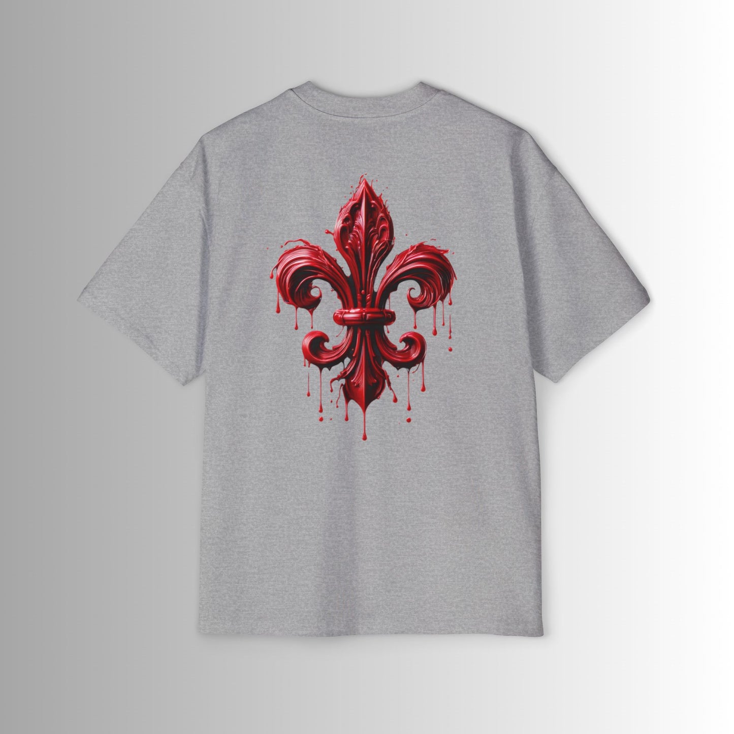 Oversized Tee - Immortal Bloodlines - Fleur de Lis Large Graphic Shirt