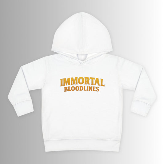 Toddler Hoodie — Neon 'Summer Vibes' Skeleton Pullover