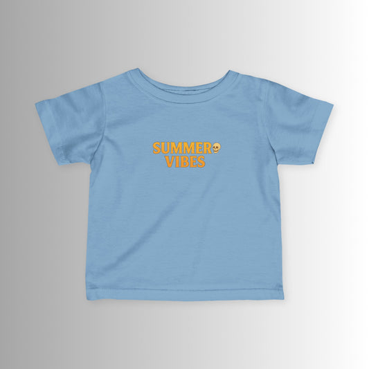 Infant Tee — "Summer Vibes" Front + "Surf Forever" Back Baby T-Shirt