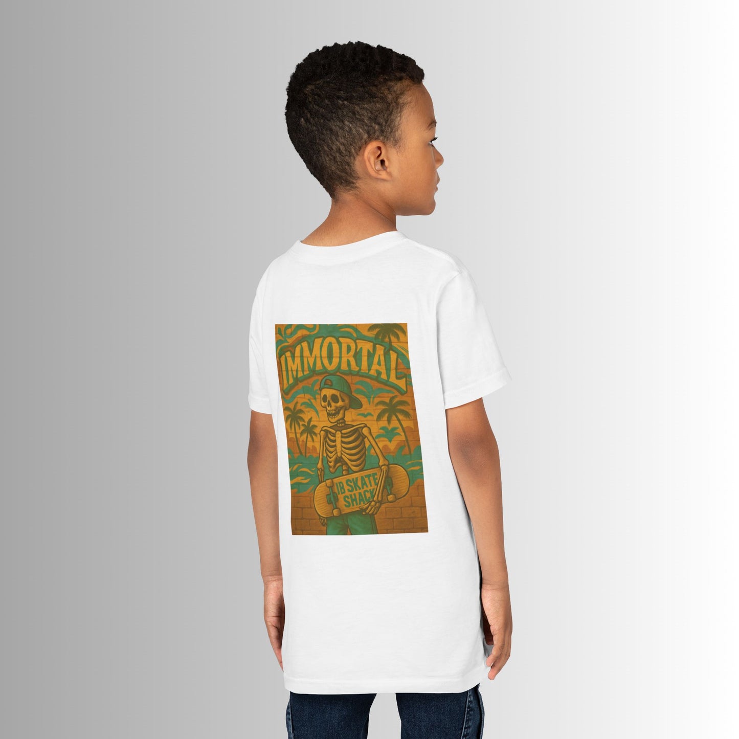 Summer Vibes Large Print Youth Tee