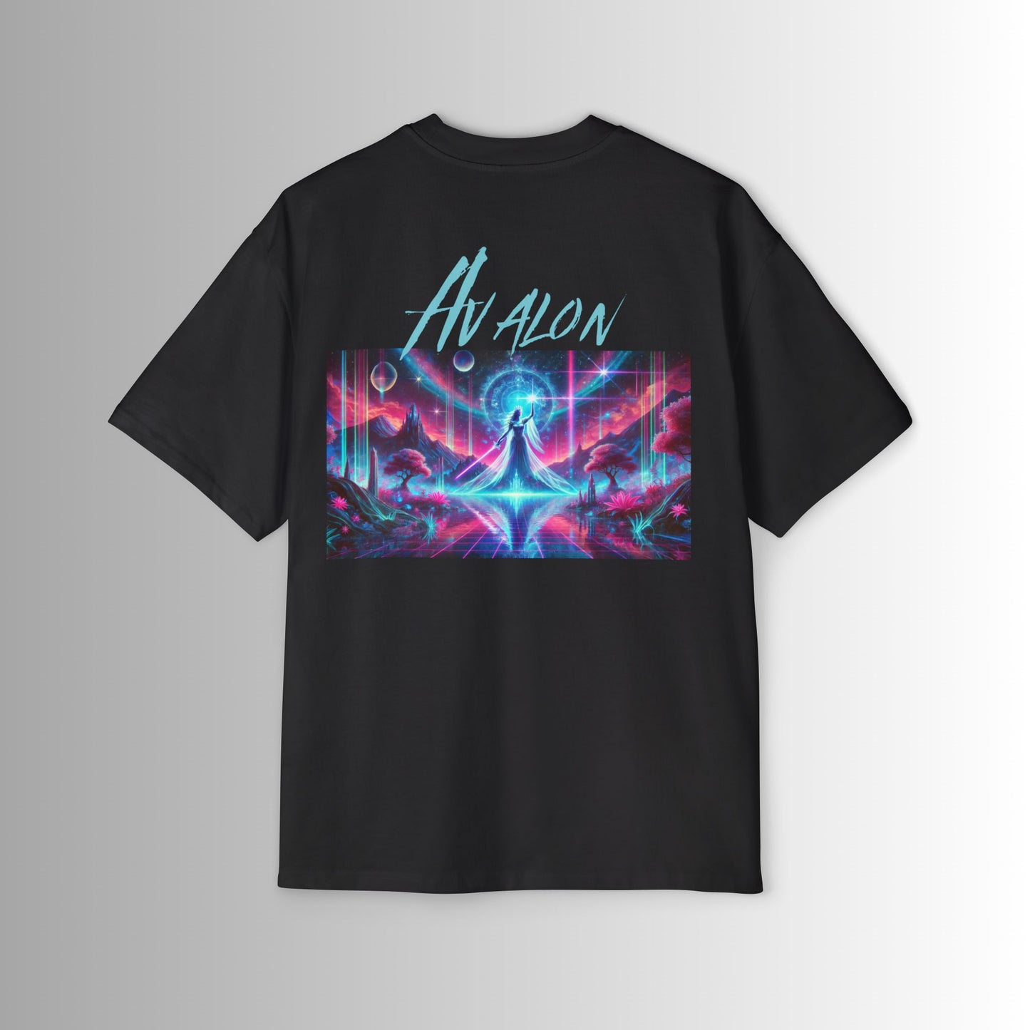 Immortal Bloodlines Men's Heavy Oversized Tee - Avalon Graphic T-Shirt