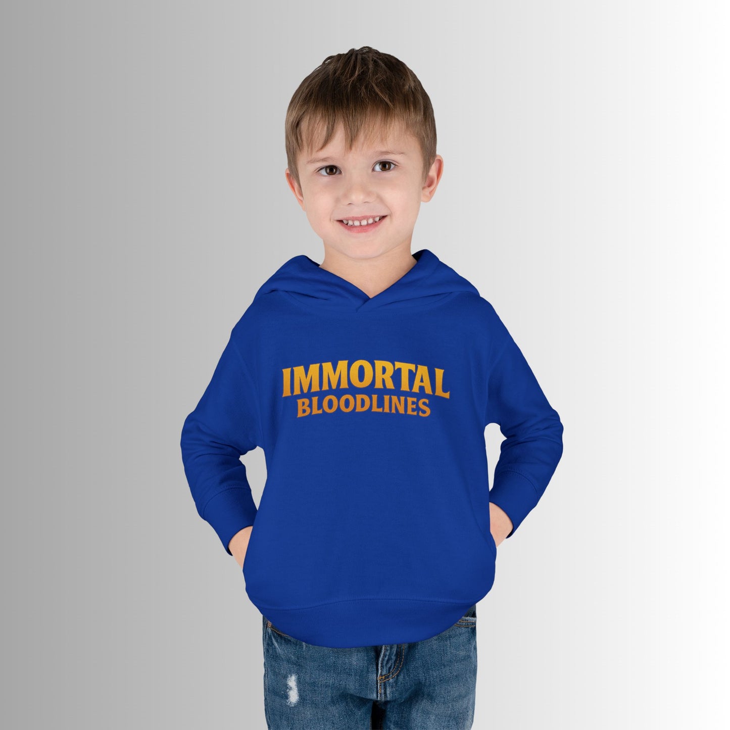 Toddler Hoodie — Neon 'Summer Vibes' Skeleton Pullover