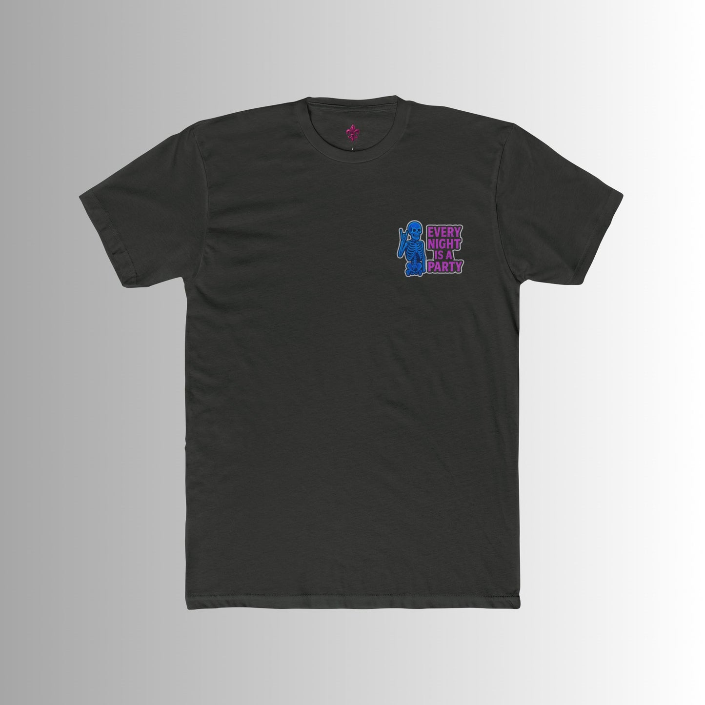 Party All Night Skeleton Bonfire Tee