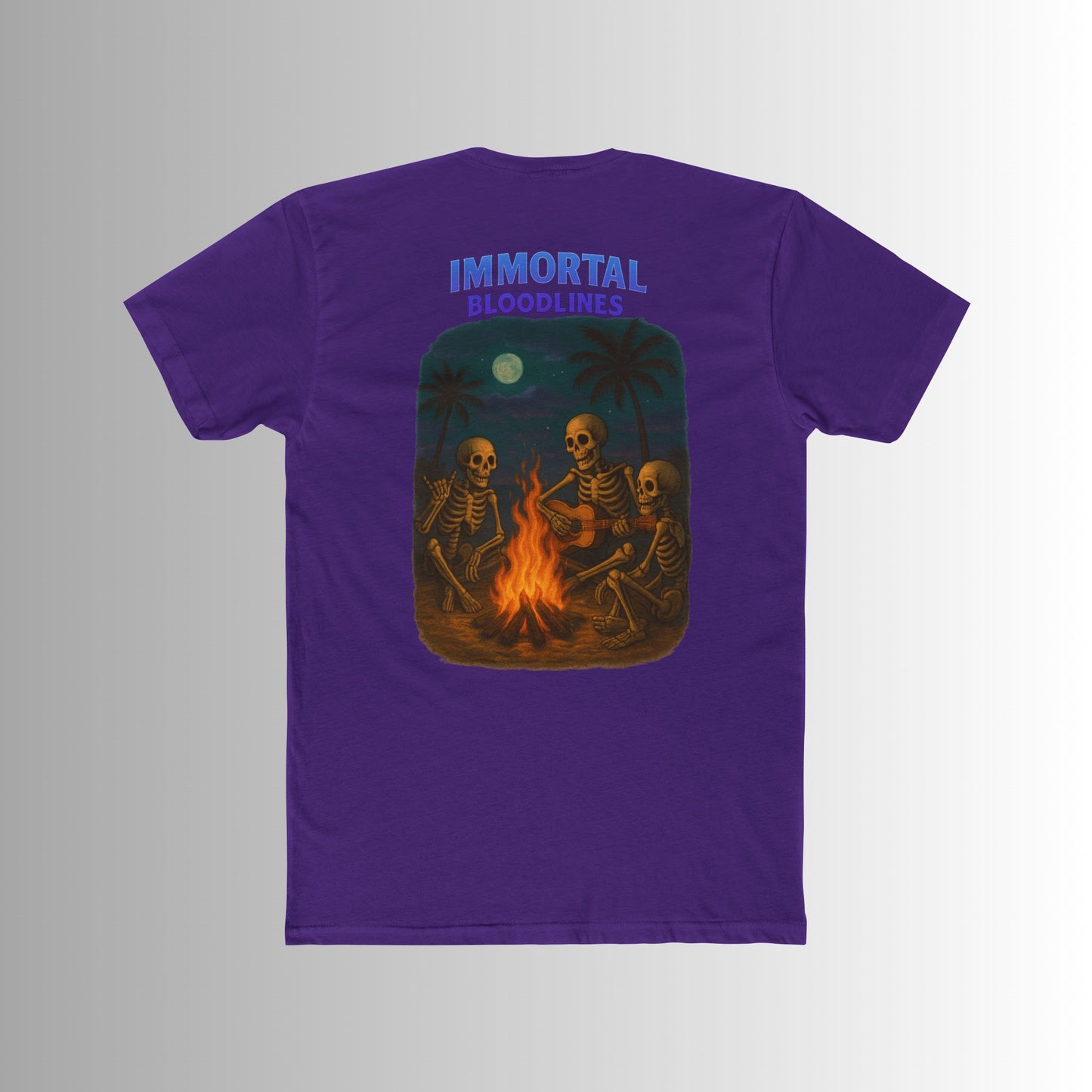 Surf-Inspired Unisex Cotton Crew Tee | Beach Vibes, Summer Style, Gift for Surfers, Casual Wear, Surf Forever, Immortal Bloodlines