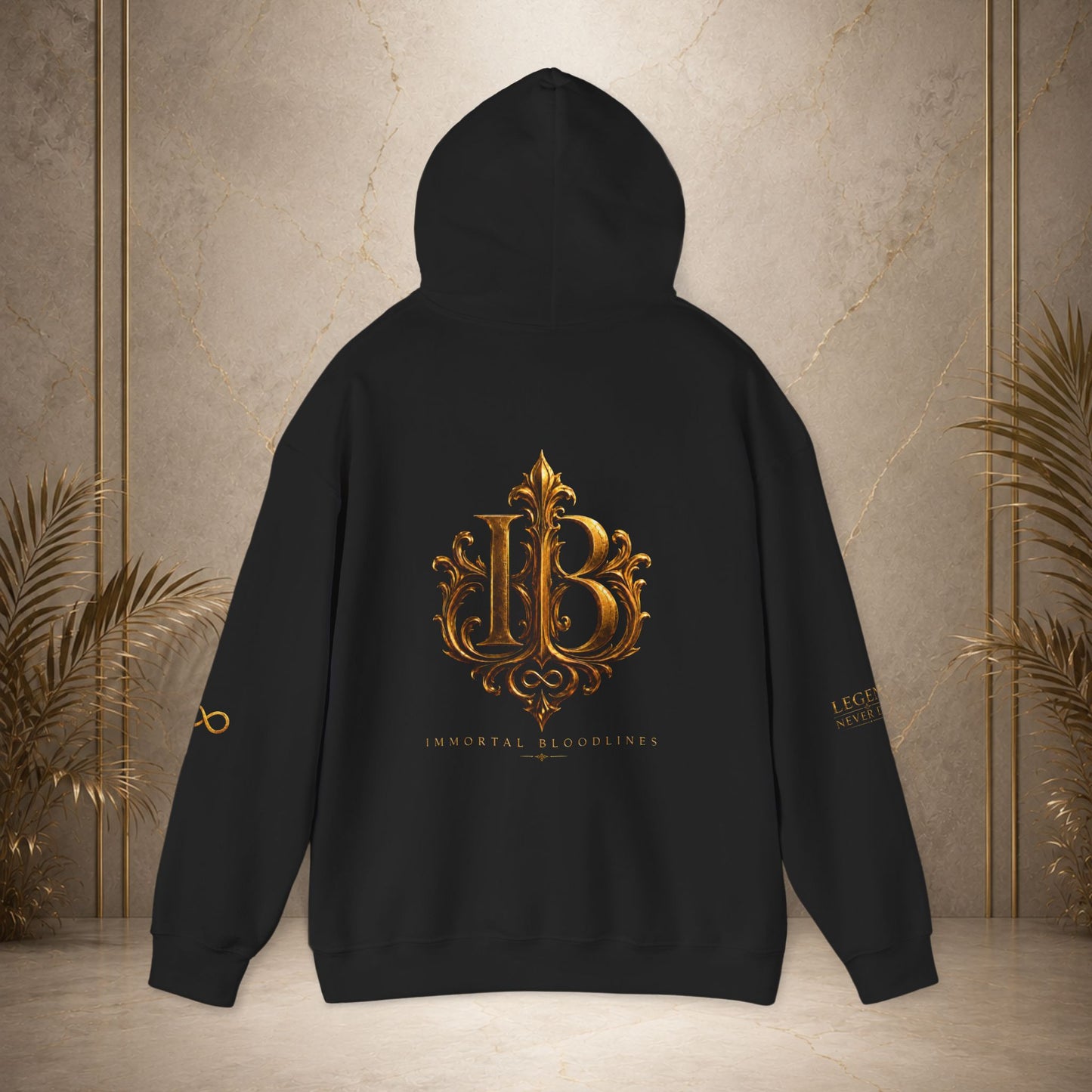 Immortal Bloodlines Gold Crest Hoodie