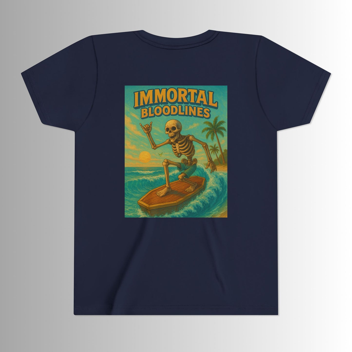Surf Forever Large Print Youth Tee