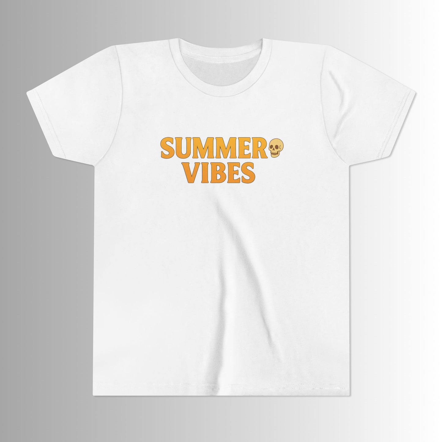 Summer Vibes Large Print Youth Tee