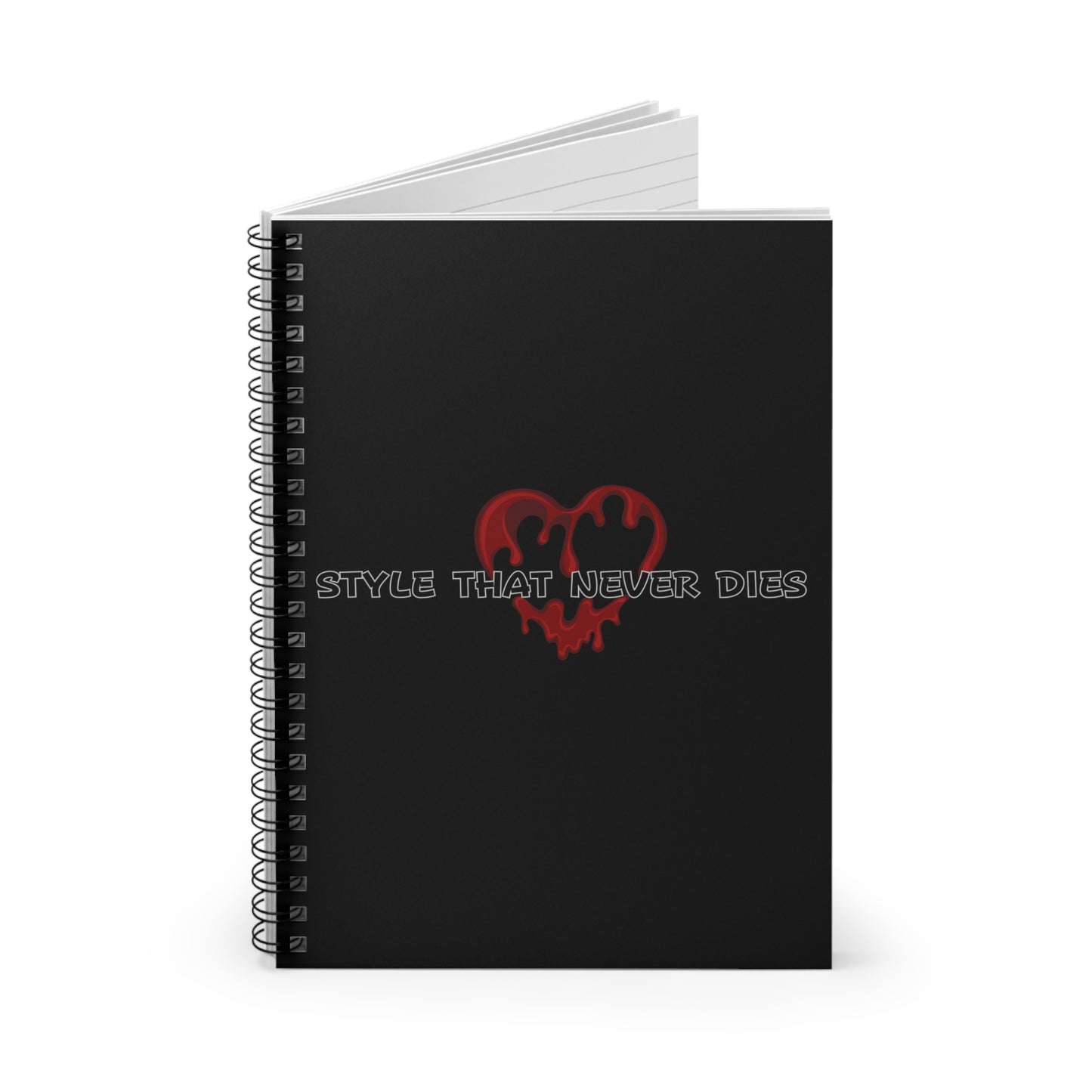 Style that Never Dies Spiral Notebook - Ruled Line