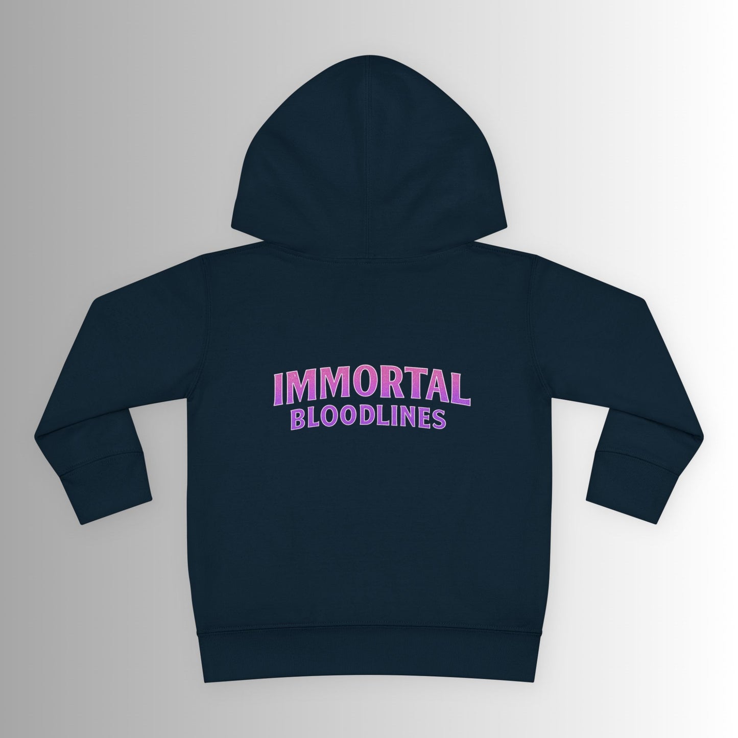 Toddler Hoodie — Neon 'Summer Vibes' Skeleton Pullover