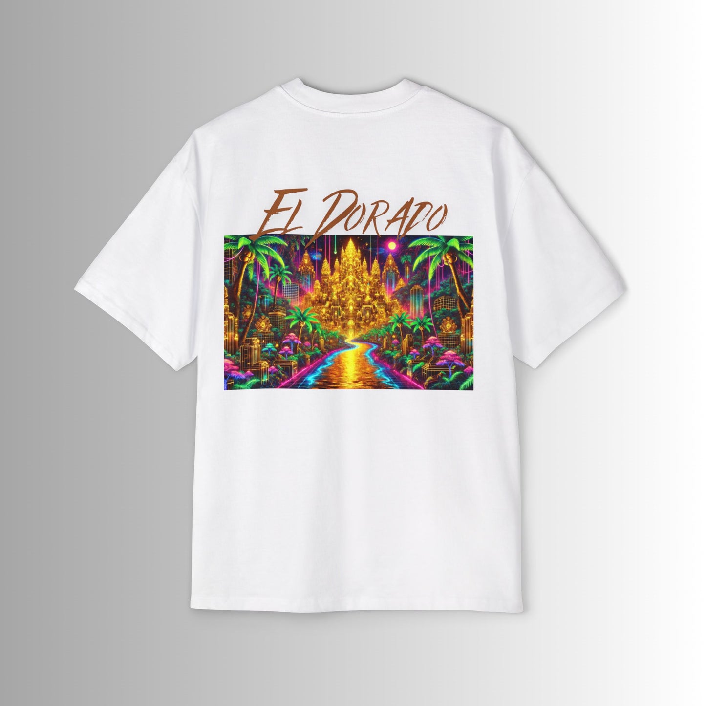 Immortal Bloodlines Men's Heavy Oversized Tee - El Dorado Graphic T-Shirt