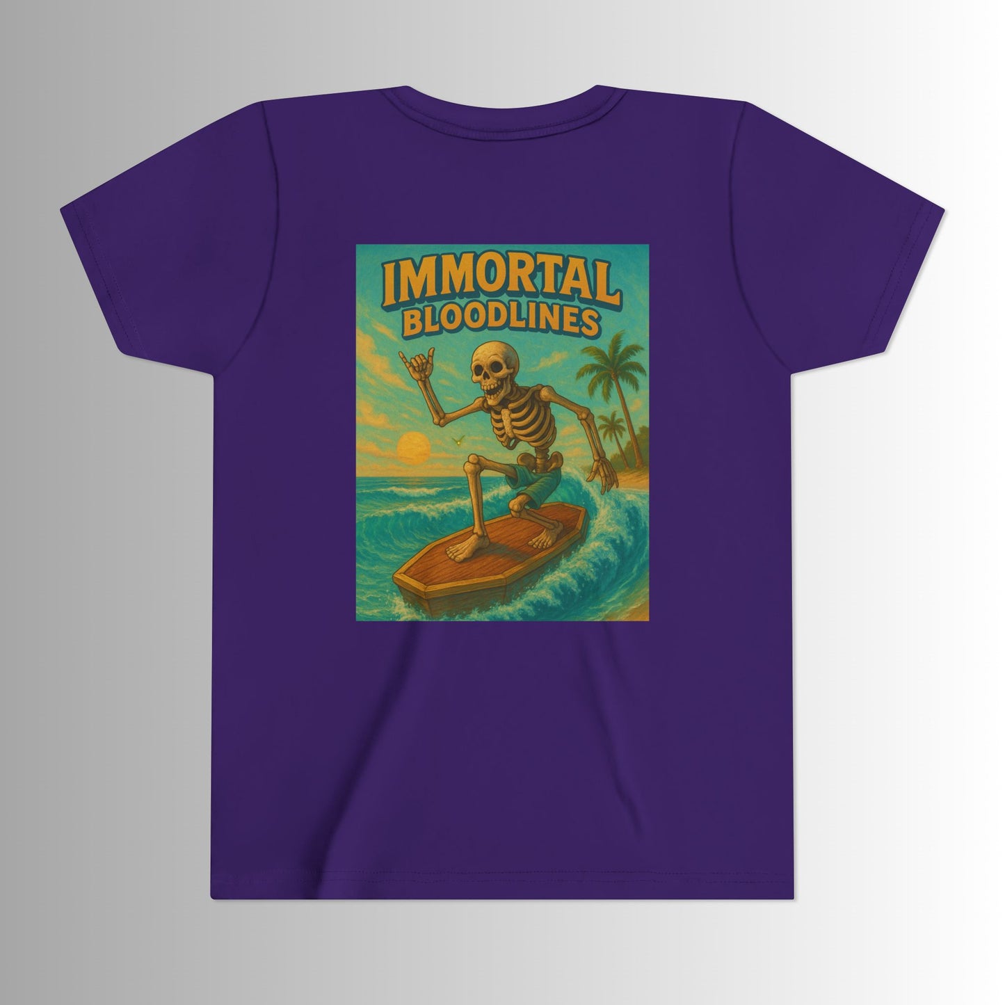 Surf Forever Large Print Youth Tee