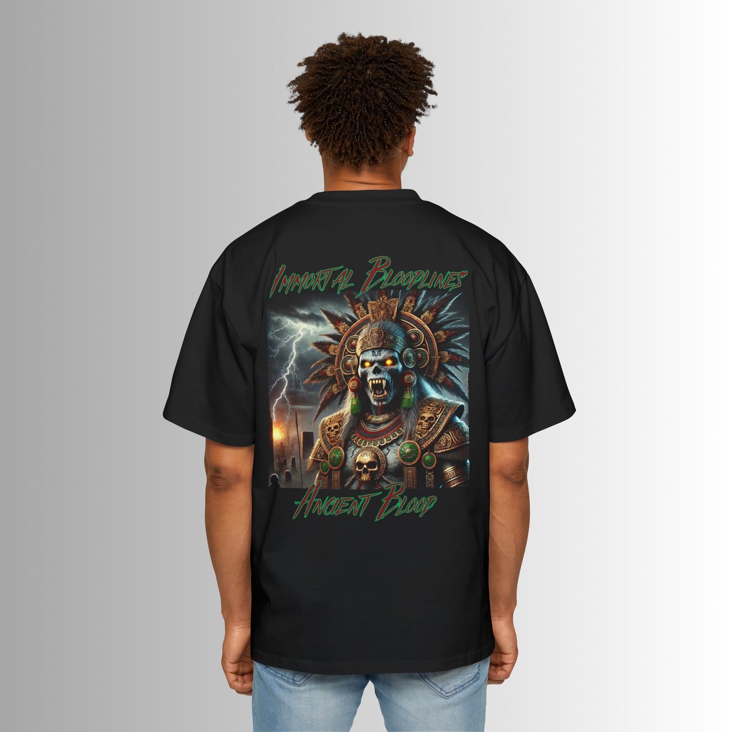 Curse of the Tlacaelel Aztec Priests Collection - Oversized Tee (GCC)