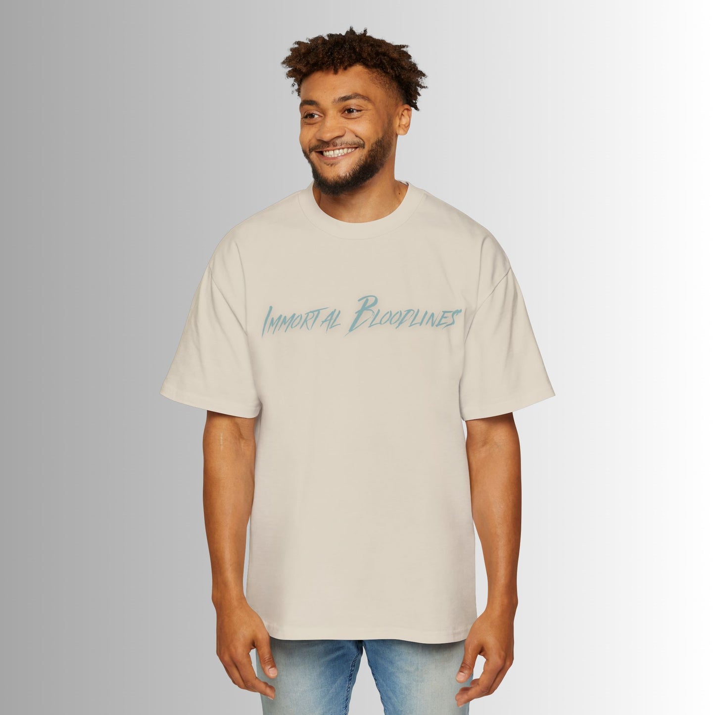Immortal Bloodlines Men's Heavy Oversized Tee - Petra Graphic T-Shirt