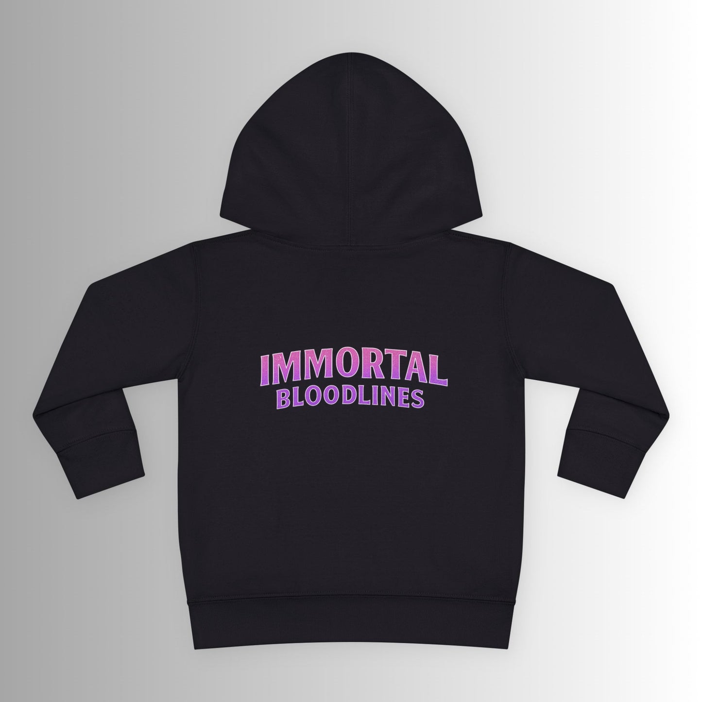 Toddler Hoodie — Neon 'Summer Vibes' Skeleton Pullover