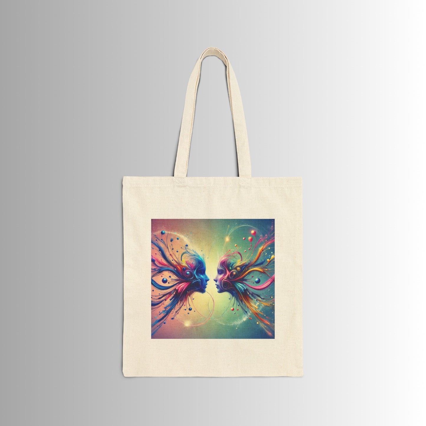 Immortal Bloodlines - Chemical Bond-  Tote Bag - Stylish Canvas Shopper for Art Lovers