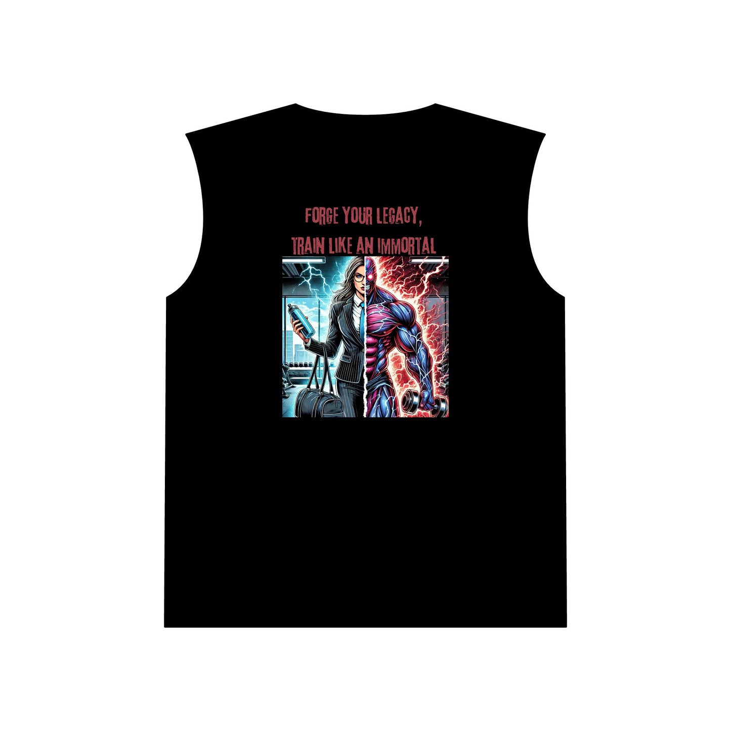 Muscle Tank — 'Jekyll and Hyde' Graphic Tank Top