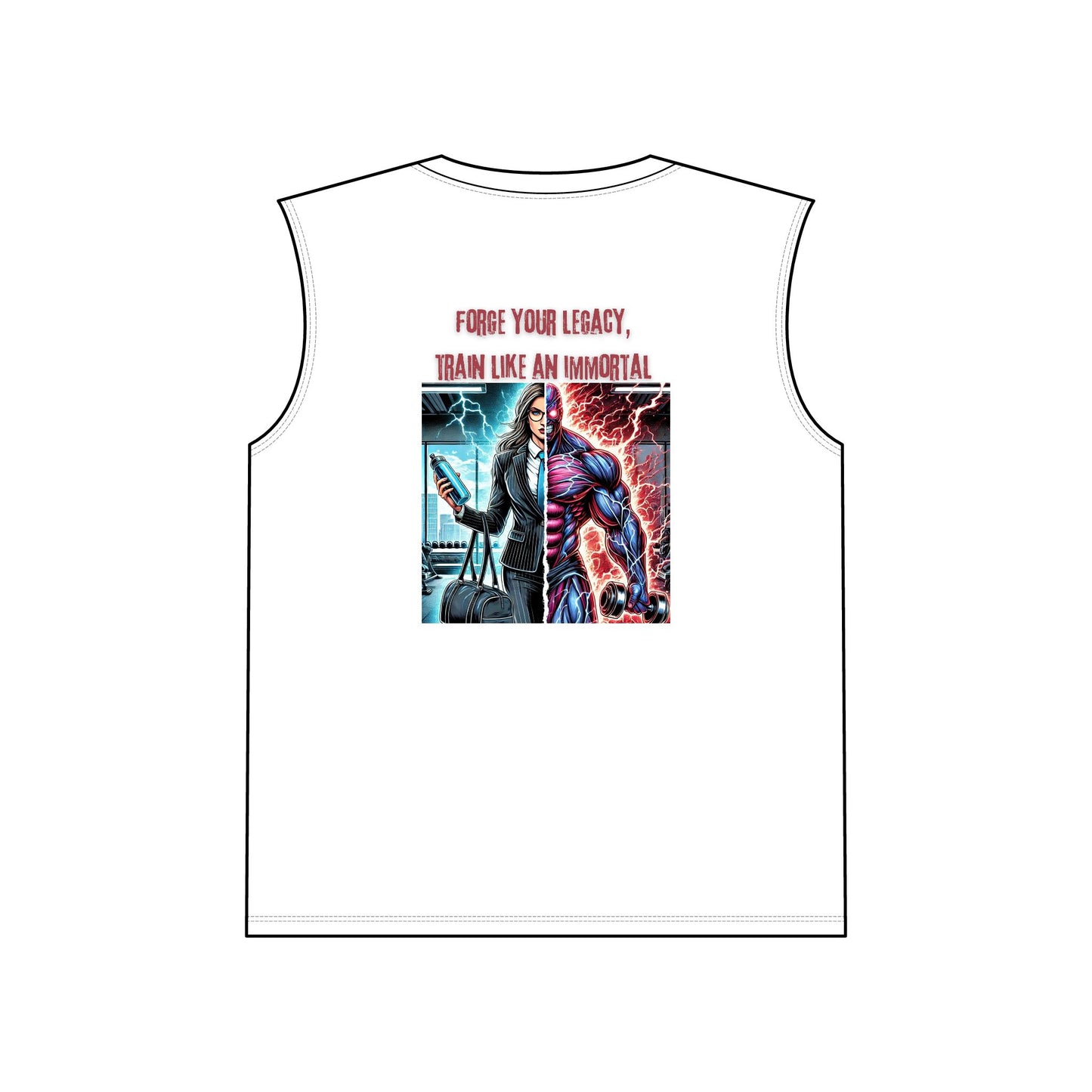Muscle Tank — 'Jekyll and Hyde' Graphic Tank Top