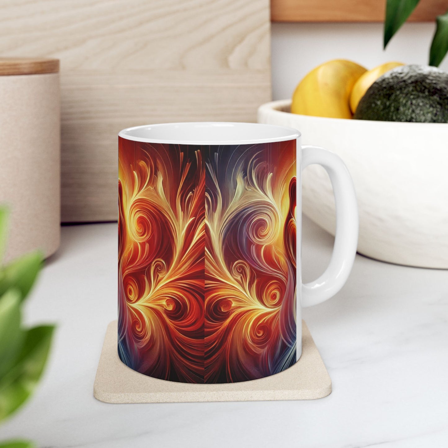 Eternal Flame - Immortal Love Collection - Unique 11oz & 15oz Love Design for Coffee & Tea Lovers
