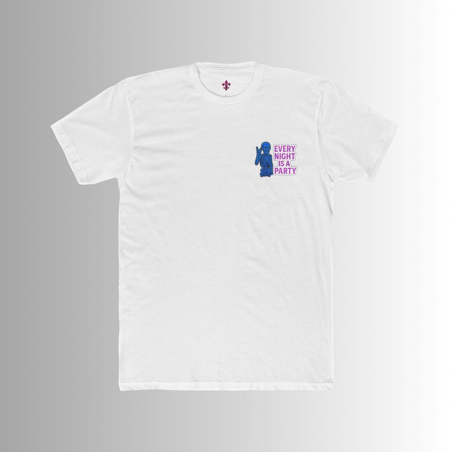 Party All Night Skeleton Bonfire Tee